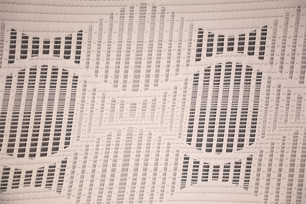 黑灰漸變針織空氣層